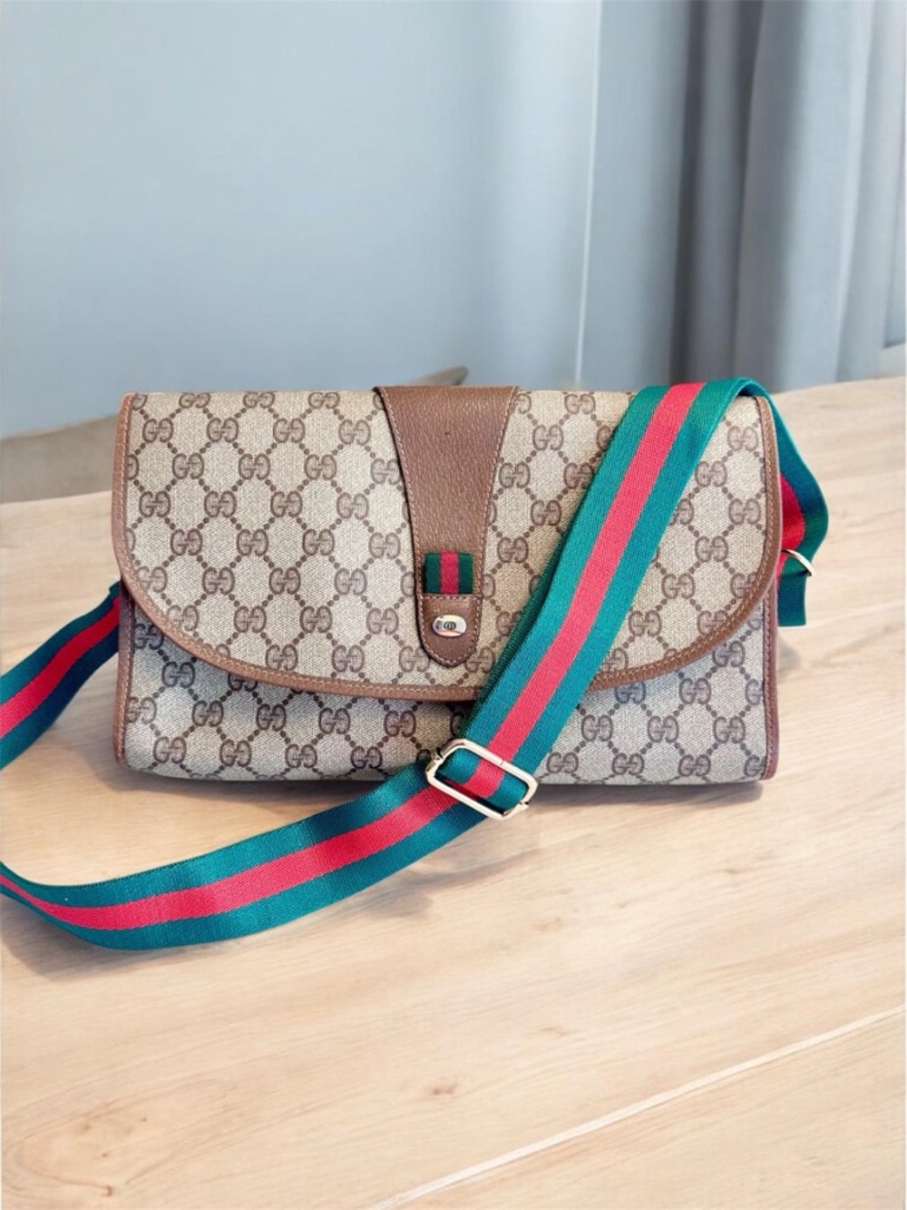 Gucci Sherry Line Clutch Crossbody Bag